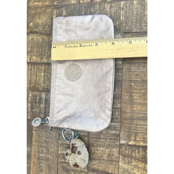 Kipling Creativity Accessory Zipper Pouch Polyamide Pink With Keychain - Picture 5 of 14